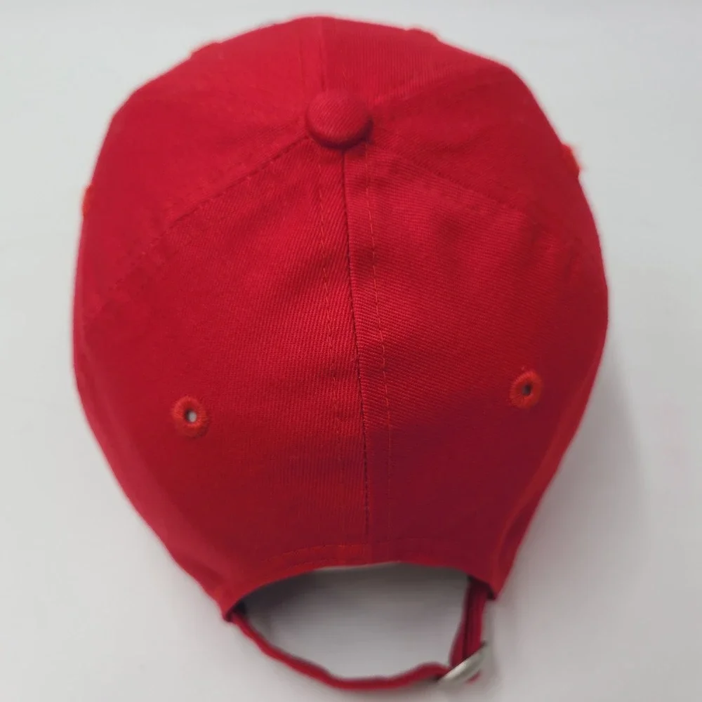 Women Cleveland Indians Hat Strapback New Era 9Forty Red Blue‎ MLB Baseball Logo